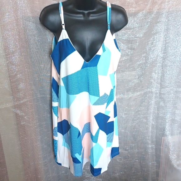 Summer Geometric Print Dress - Picture 1 of 3